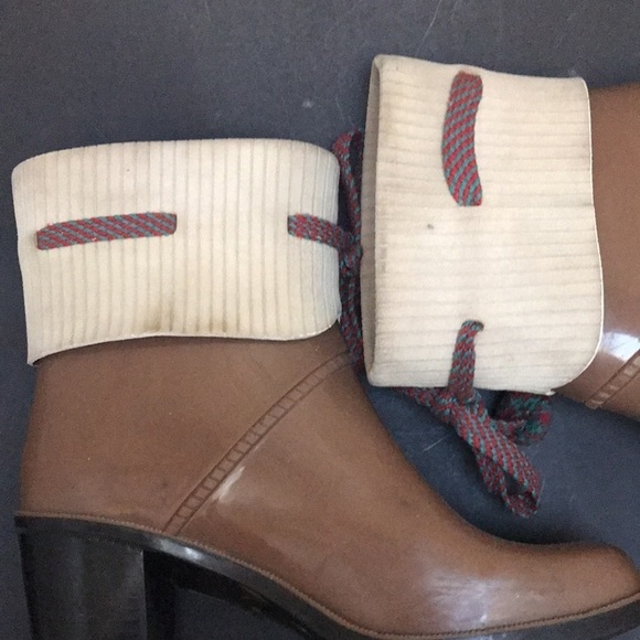 Marc By Marc Jacobs Rain Boots Rubber Short Ankle Woman’s Size 6.5 - Picture 11 of 13